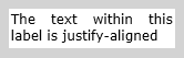 Align justify