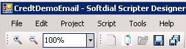 Scripter Designer Toolbar